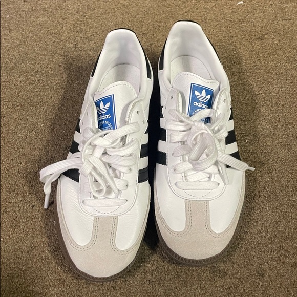 Adidas White and Black Classic Sneakers Samba - Picture 3 of 9